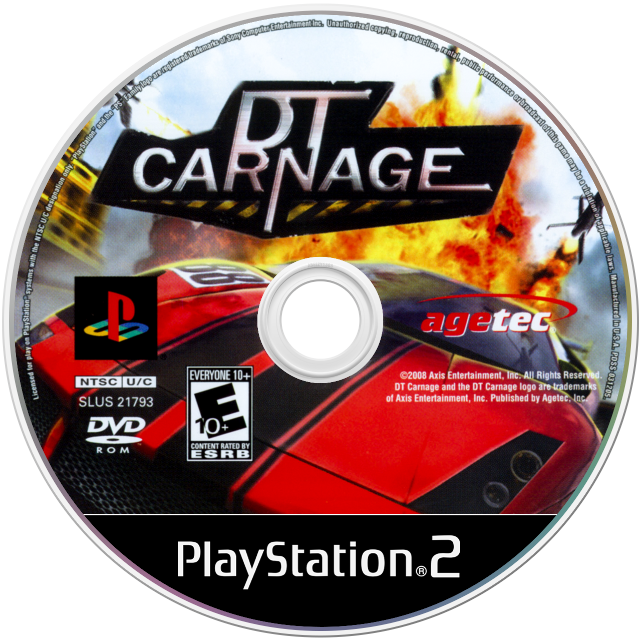 DT Carnage media 5 for Playstation 2